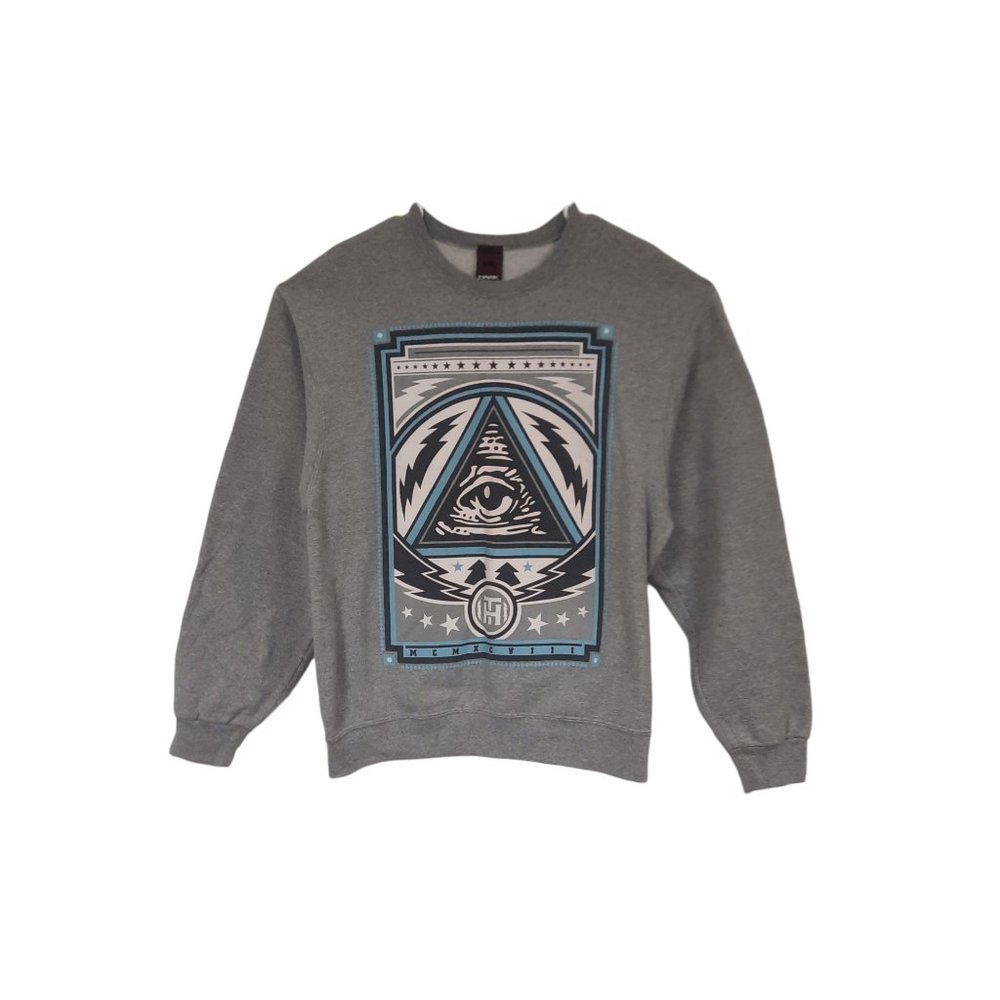 Tony Hawk Mens Skate Eye Fleece Sweatshirt